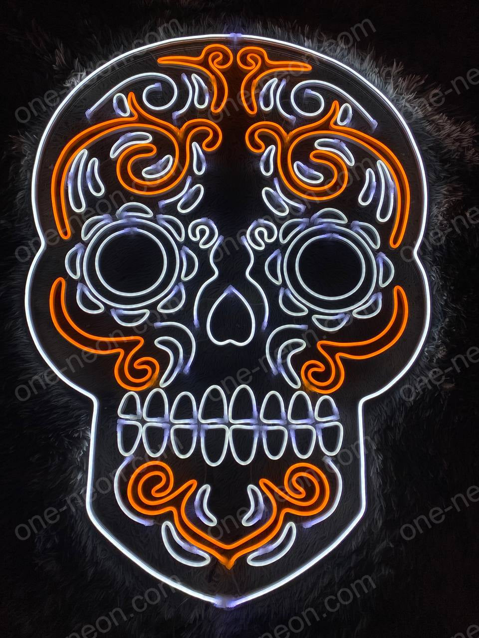 Mexican Skull Art | LED Neon Sign