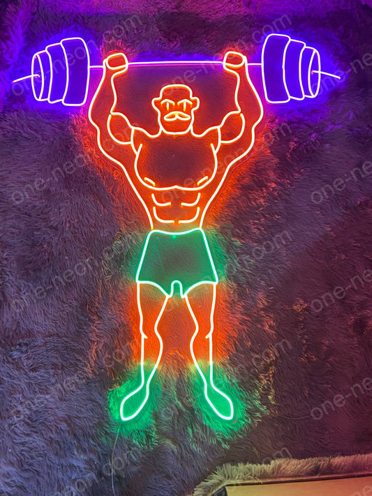 Weightlifting athletes | LED Neon Sign