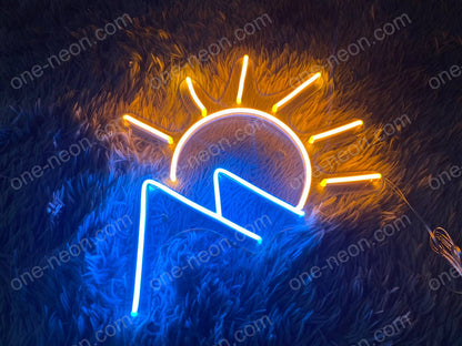 Mountain Sunset | LED Neon Sign