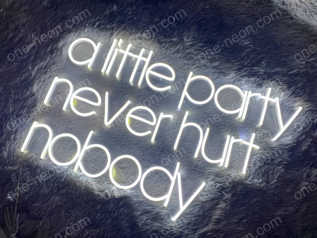 A Little Party Never Hurt Nobody | LED Neon Sign