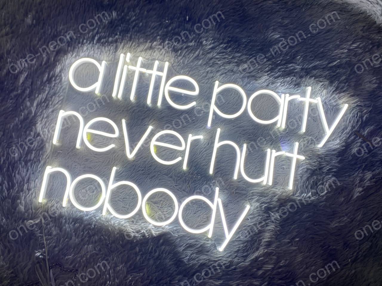 A Little Party Never Hurt Nobody | LED Neon Sign