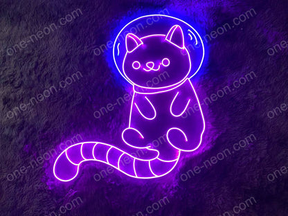 Cat Astronaut | LED Neon Sign