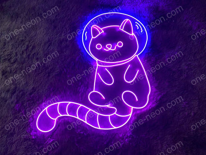 Cat Astronaut | LED Neon Sign