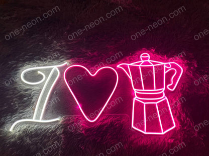 I Love Coffee | LED Neon Sign