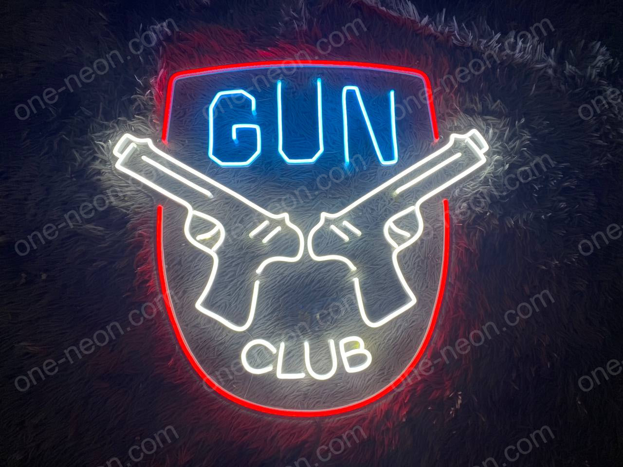 Gun Club | LED Neon Sign