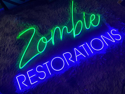 Zombi Restorations | LED Neon Sign