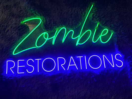 Zombi Restorations | LED Neon Sign