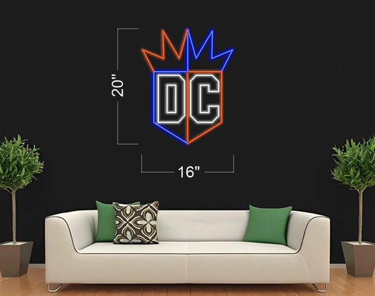 DC Logo | LED Neon Sign
