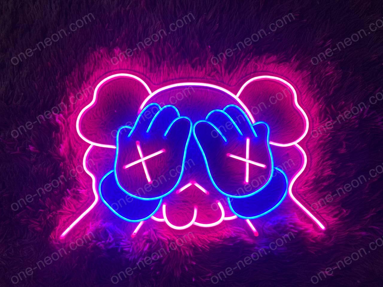 KAWS head | LED Neon Sign - ONE Neon