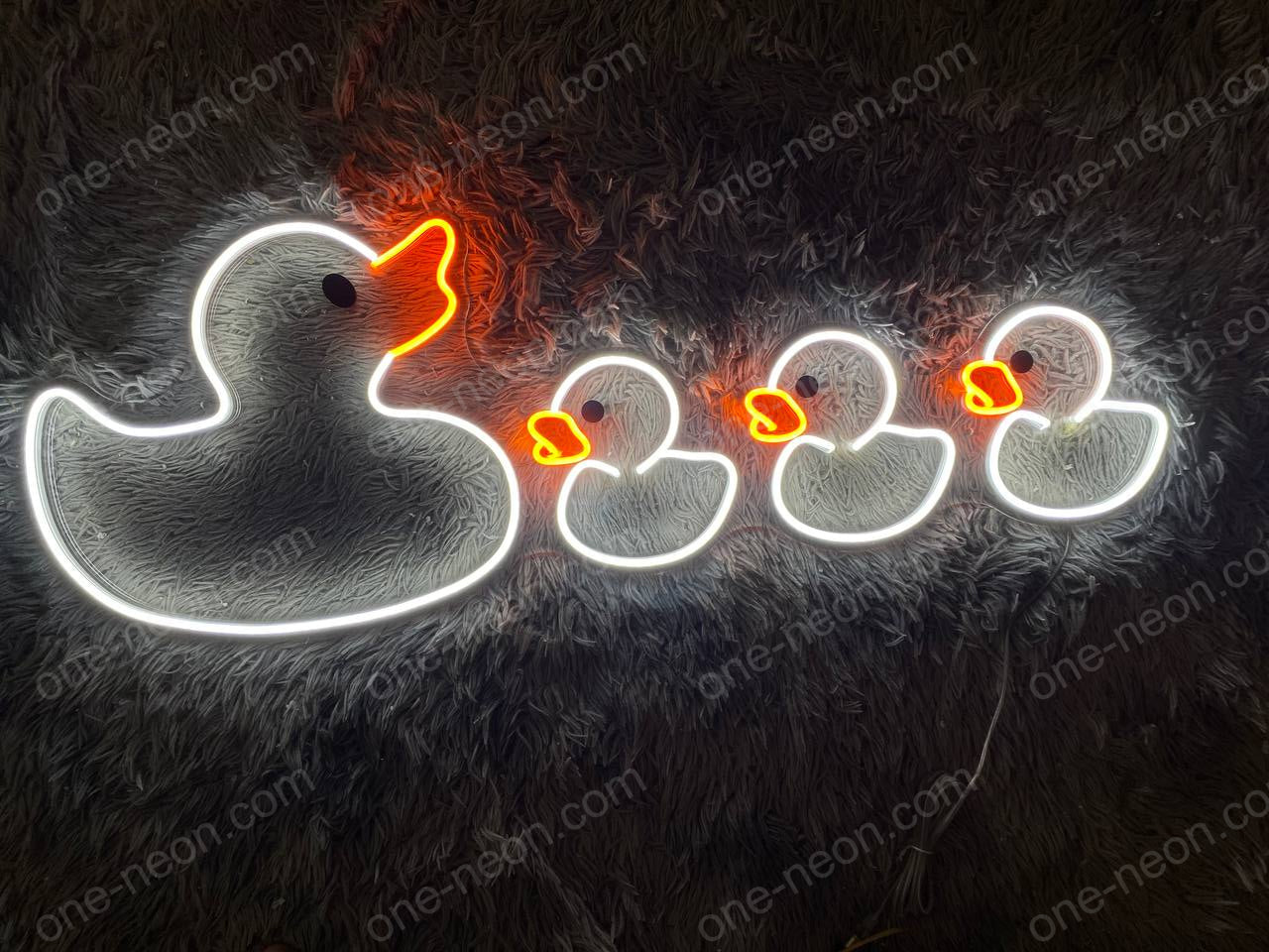 Duck Family | LED Neon Sign