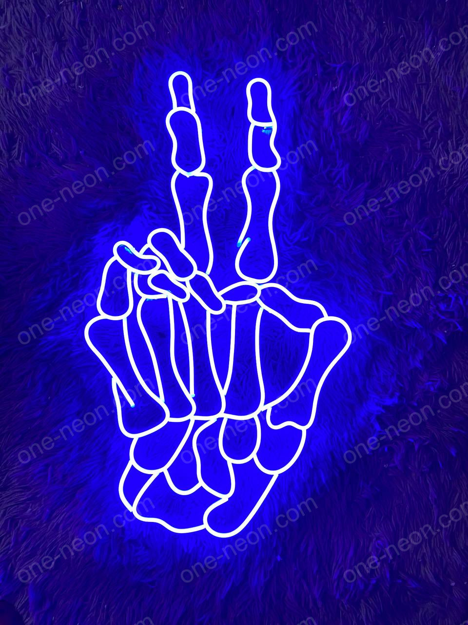 Skeleton Peace | LED Neon Sign