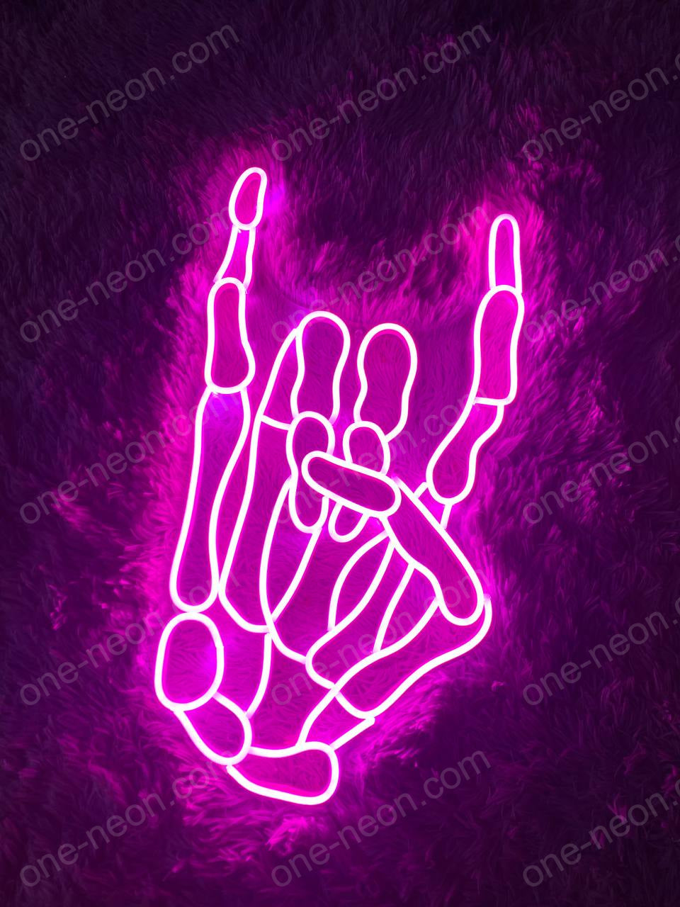 Skeleton Peace | LED Neon Sign