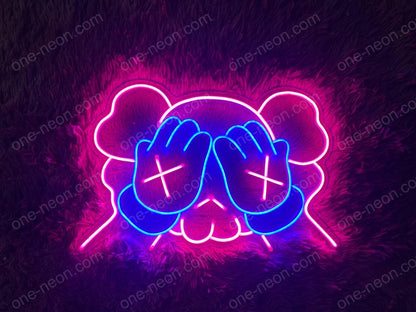 KAWS head | LED Neon Sign - ONE Neon