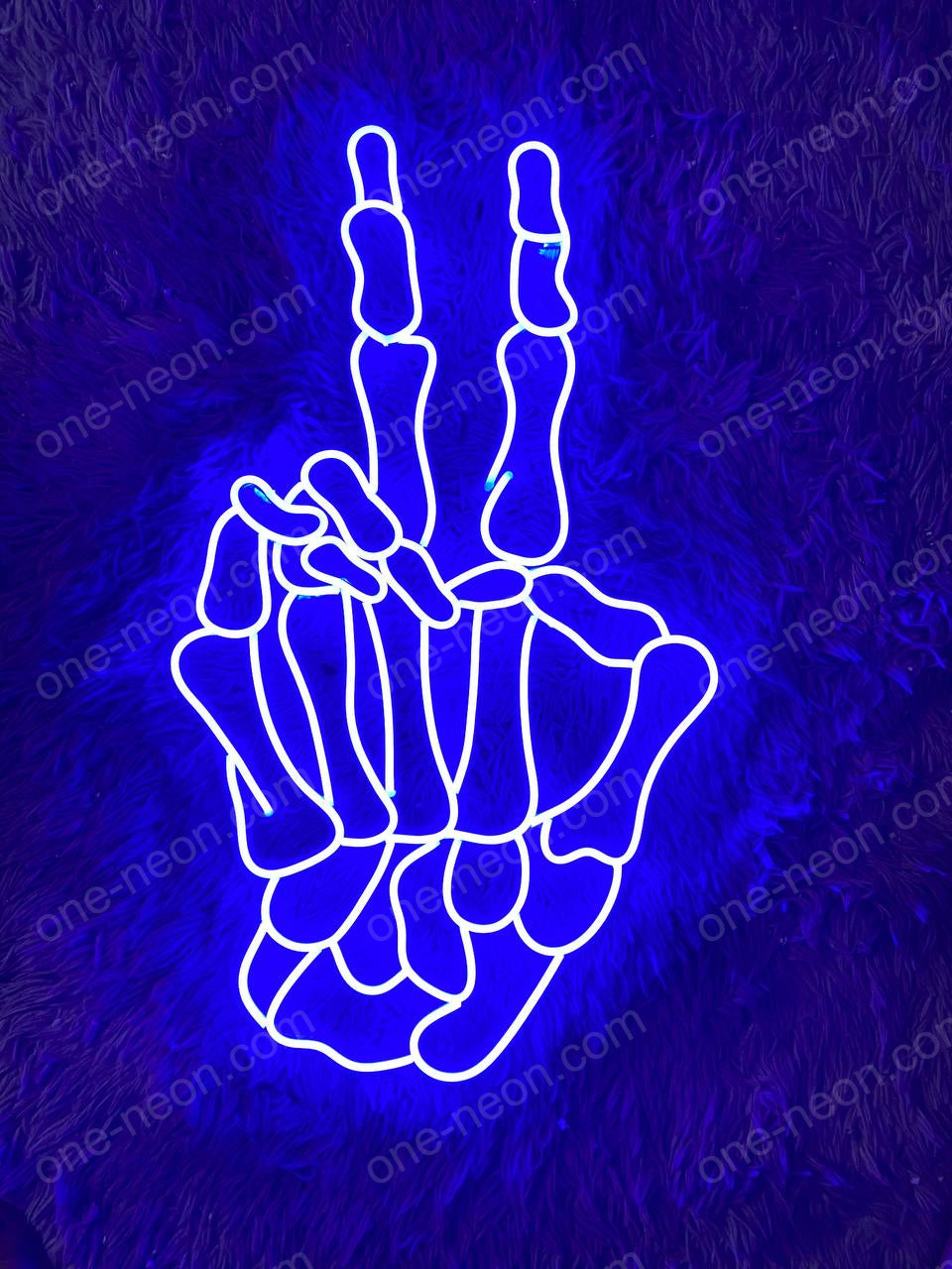Skeleton Peace | LED Neon Sign