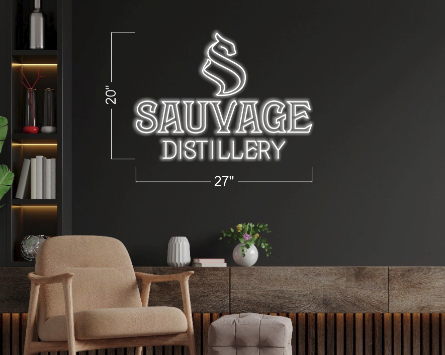 SAUVAGE DISTILLERY | LED Neon Sign