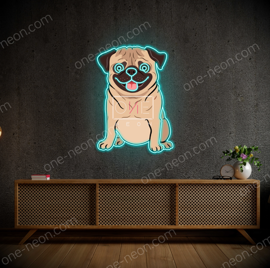 Pug Full Body  | LED Neon Sign