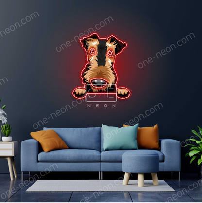 Airedale Terrier   | LED Neon Sign