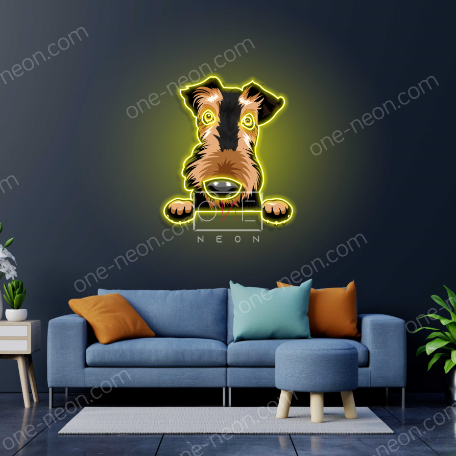 Airedale Terrier   | LED Neon Sign