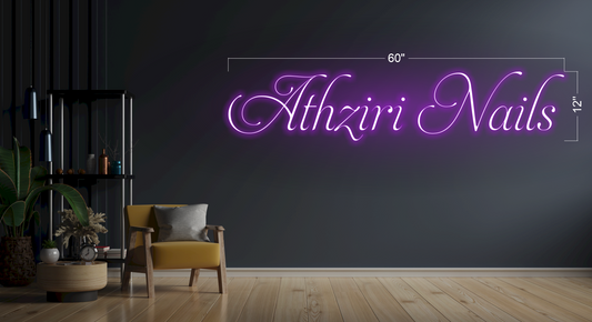 Athziri Nails | LED Neon Sign