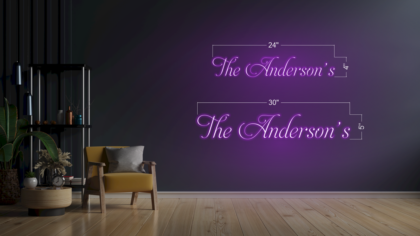 The Anderson’s | LED Neon Sign