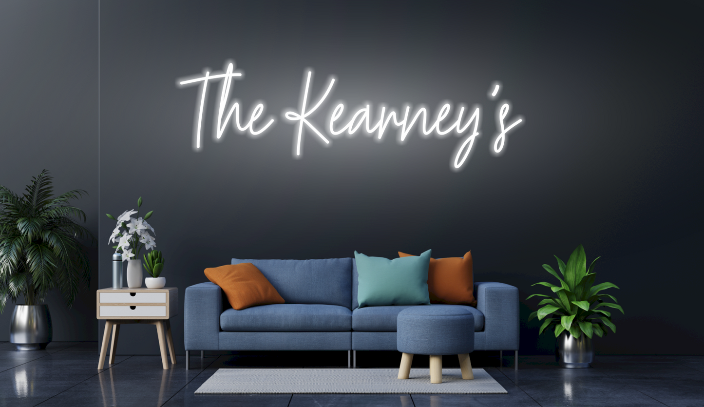 The Kearney’s | LED Neon Sign