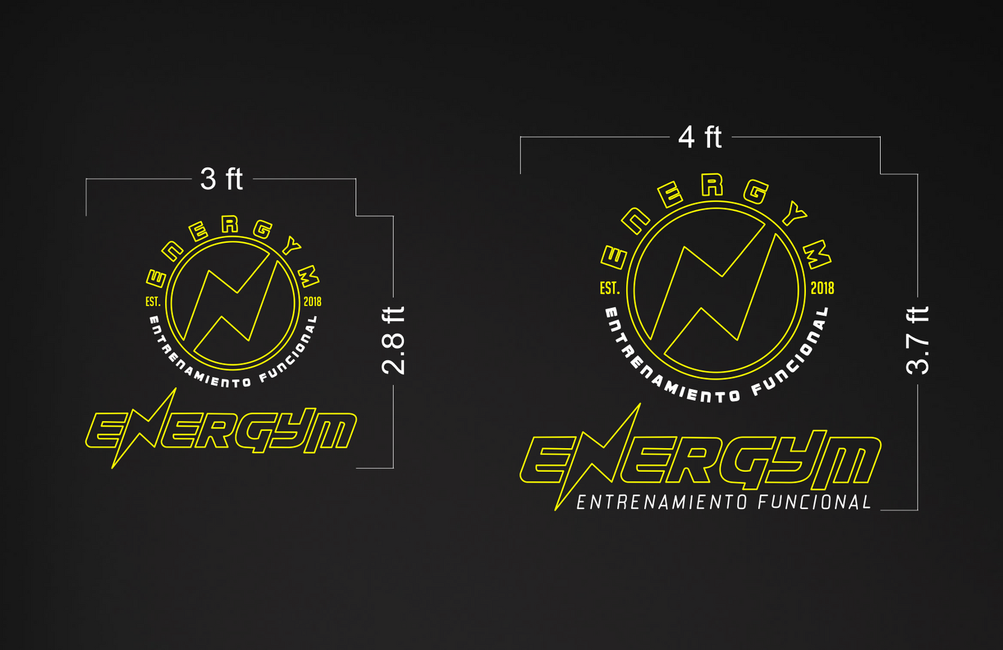 1- sign energym no circle - 1 sign “Energia que nos une!“ | LED Neon Sign