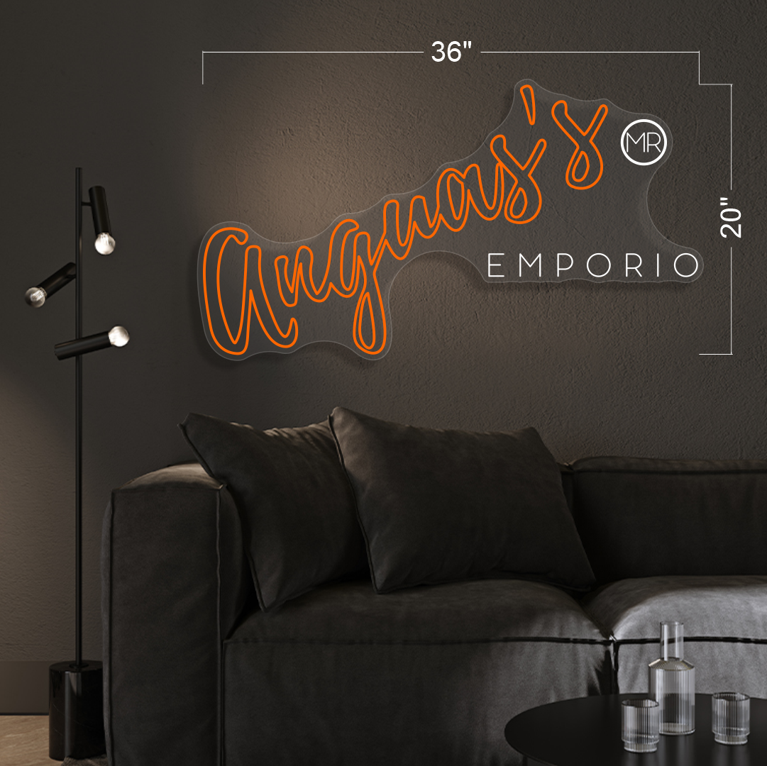 Anguas's Emporio | LED Neon Sign