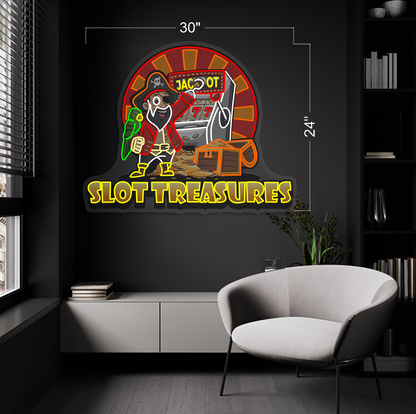 Slot Treasures | LED Neon Sign