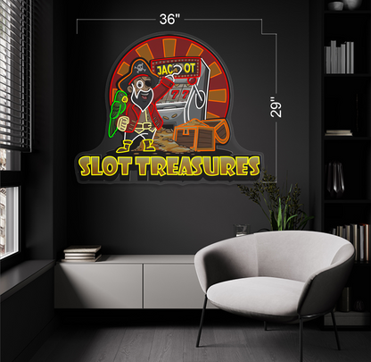 Slot Treasures | LED Neon Sign