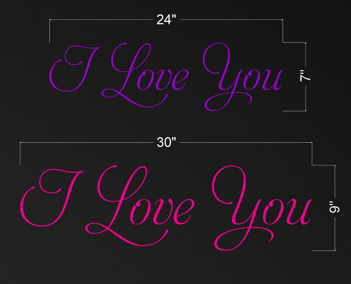 I Love You | LED Neon Sign