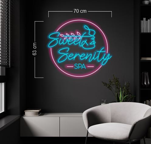 Sweet Serenity Spa | LED Neon Sign