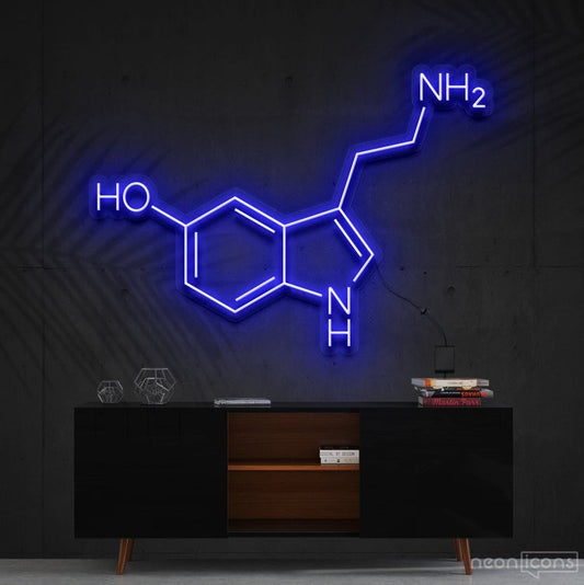 SEROTONIN MOLECULE | LED Neon Sign