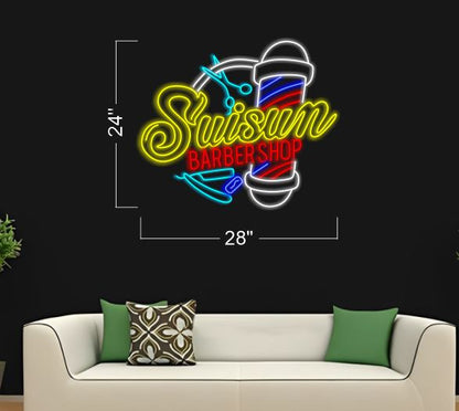 Suisum barber shop| LED Neon Sign