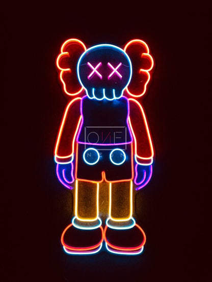 Colorful Kaws | LED Neon Sign