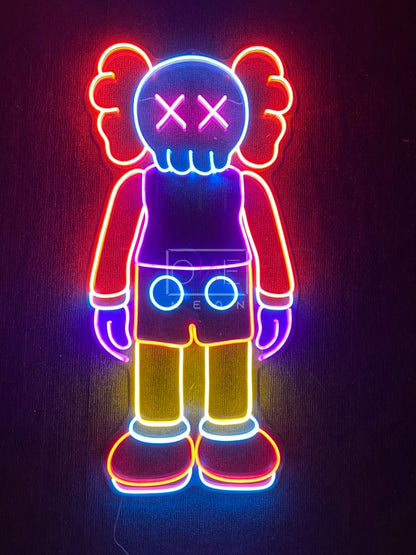 Colorful Kaws | LED Neon Sign