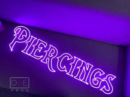 Piercings | LED Neon Sign