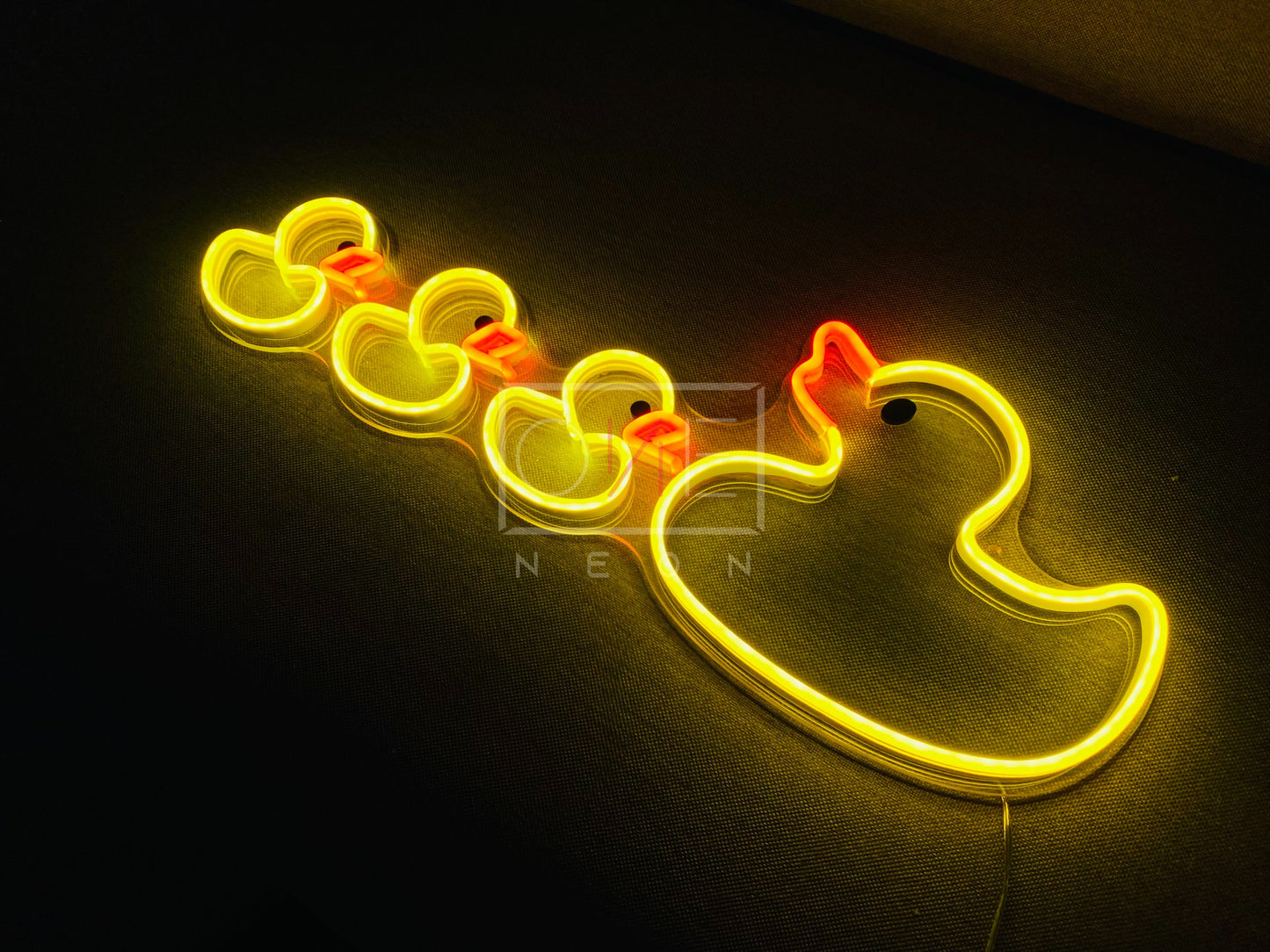 Duck Family | LED Neon Sign