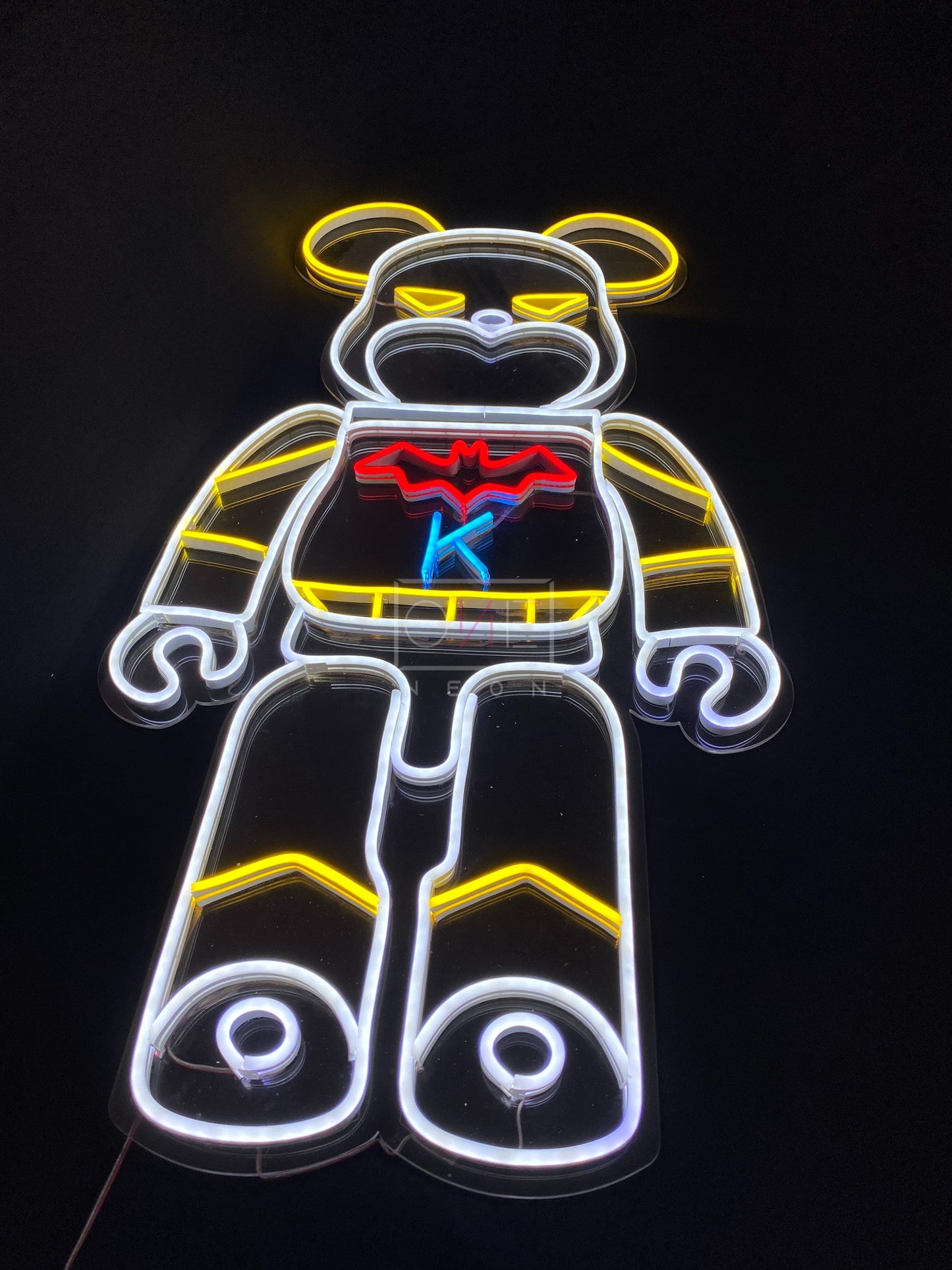 Bearbrick KAWS Batman | LED Neon Sign