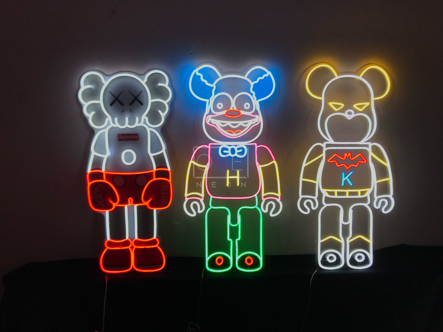 Bearbrick KAWS Batman | LED Neon Sign