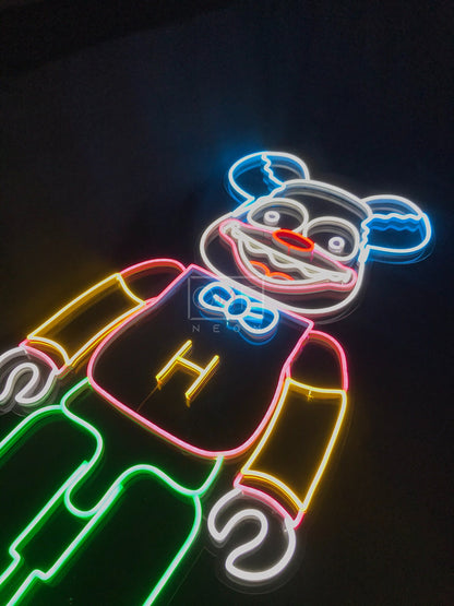 Bearbrick KAWS Joker | LED Neon Sign