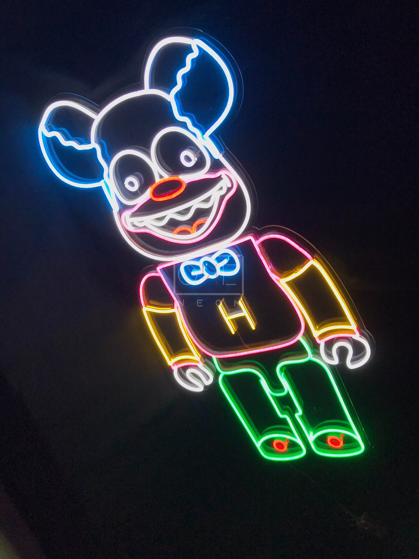 Bearbrick KAWS Joker | LED Neon Sign