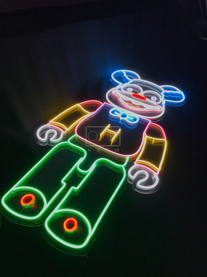 Bearbrick KAWS Joker | LED Neon Sign