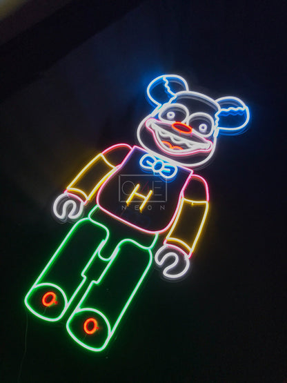 Bearbrick KAWS Joker | LED Neon Sign