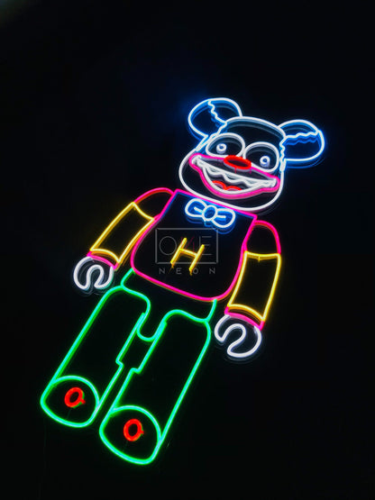 Bearbrick KAWS Joker | LED Neon Sign