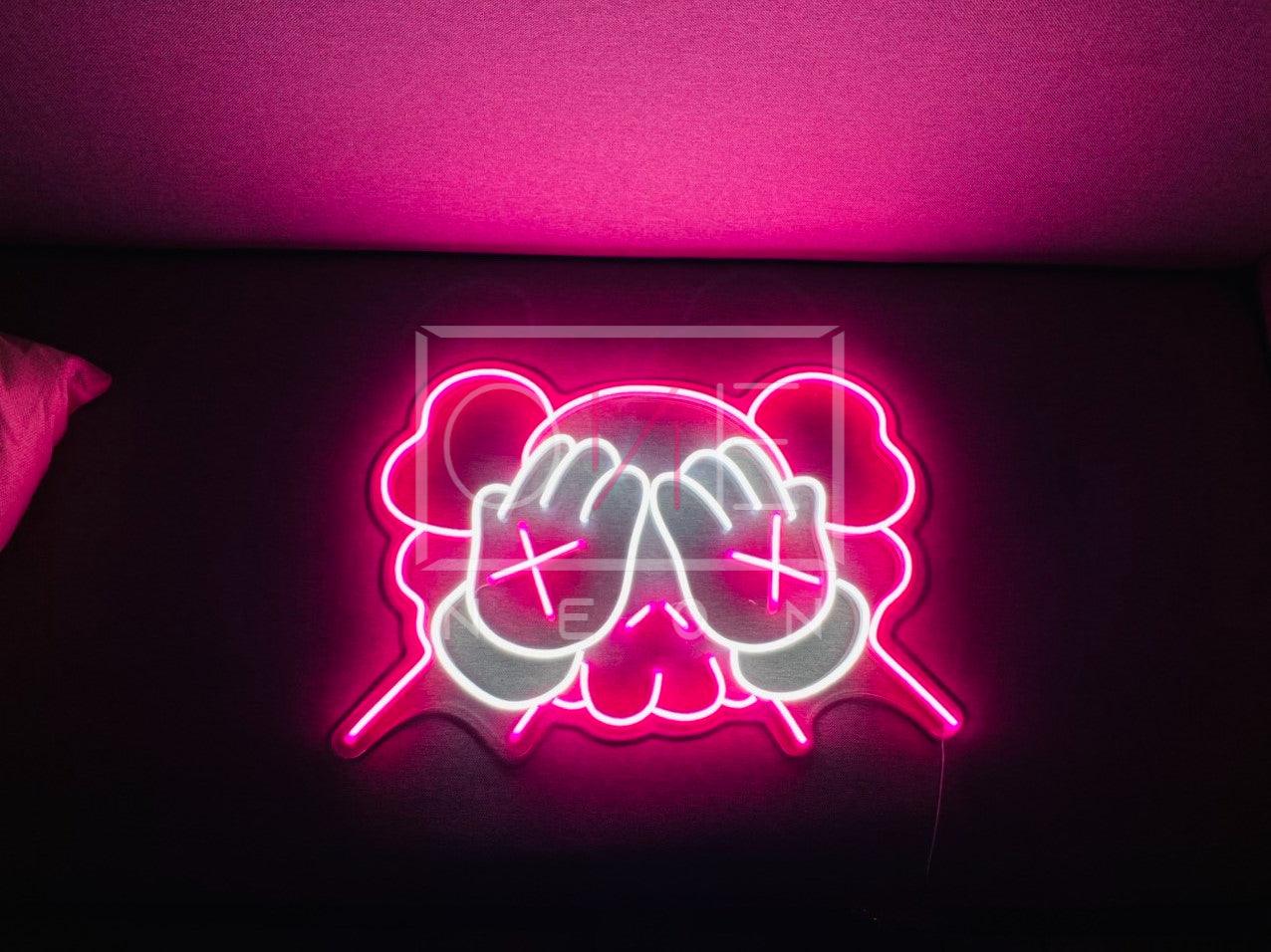 KAWS head | LED Neon Sign - ONE Neon