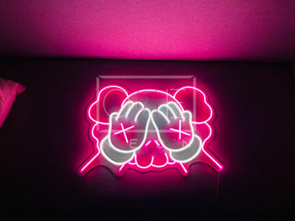 KAWS head | LED Neon Sign - ONE Neon