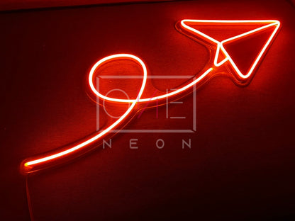 Paper Plane | LED Neon Sign