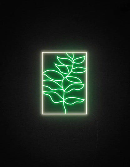 Leaf Painting | LED Neon Sign