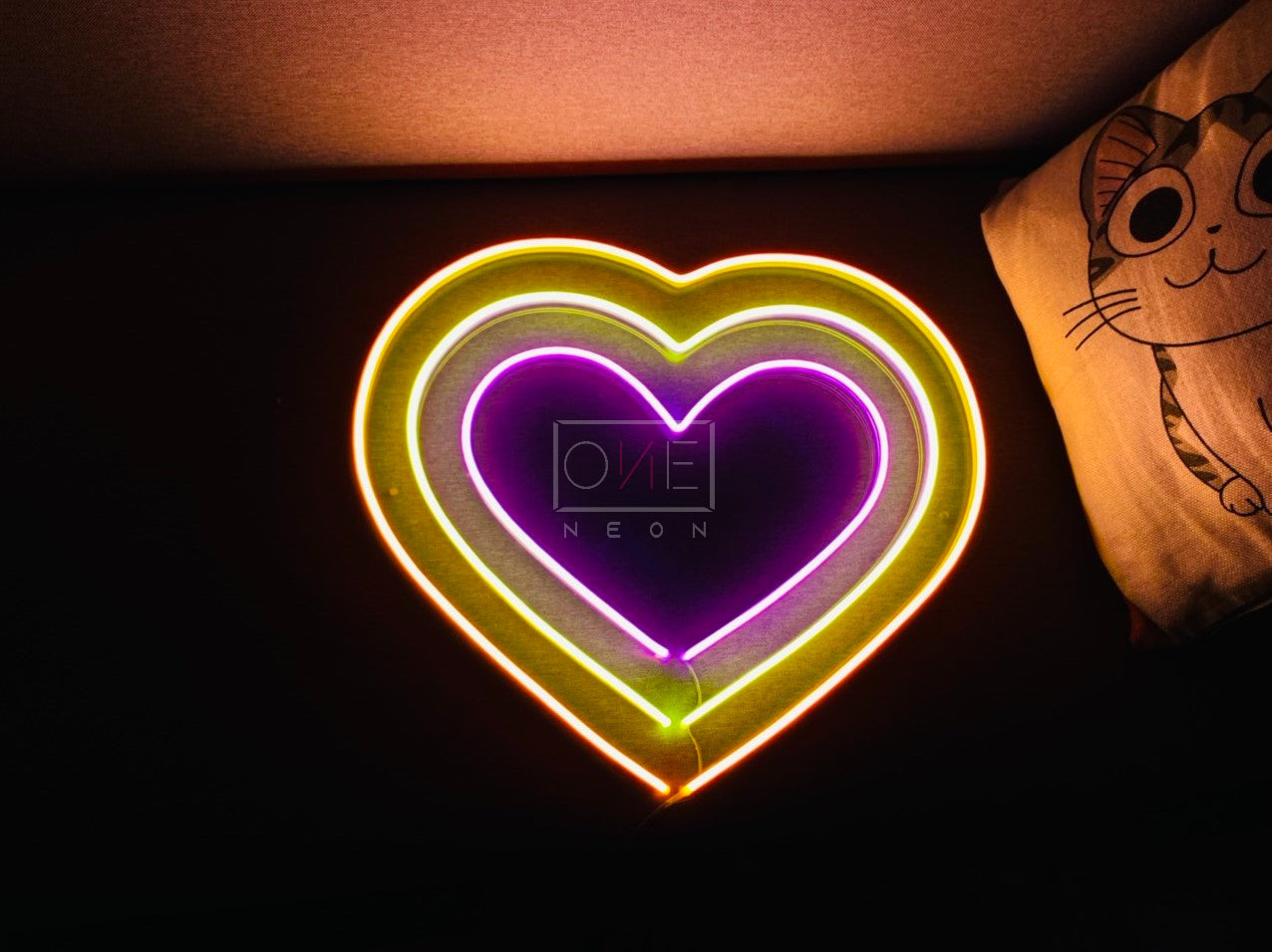 Tripple Heart | LED Neon Sign