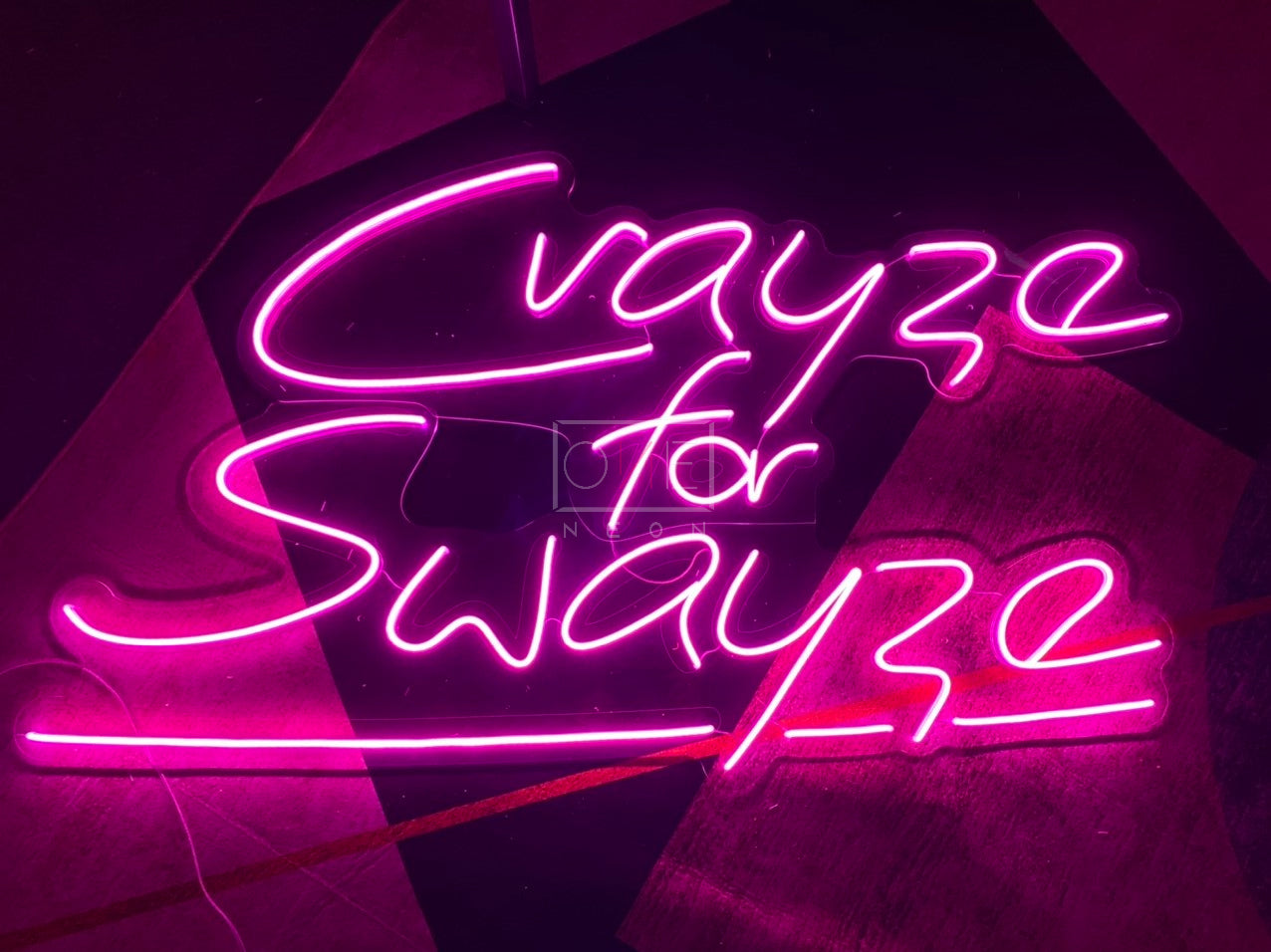 Crayze For Swayze | LED Neon Sign